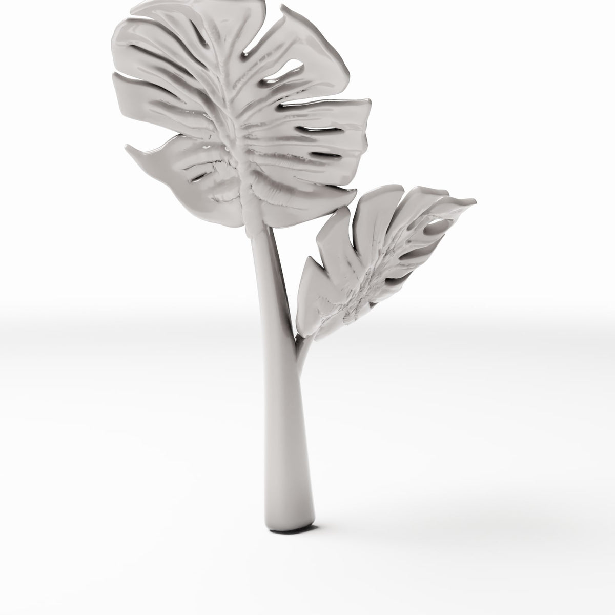 Foto de producto de modelismo de diorama 3: Plantas para diorama: planta Monstera con hojas hendidas (Ref. 478D)