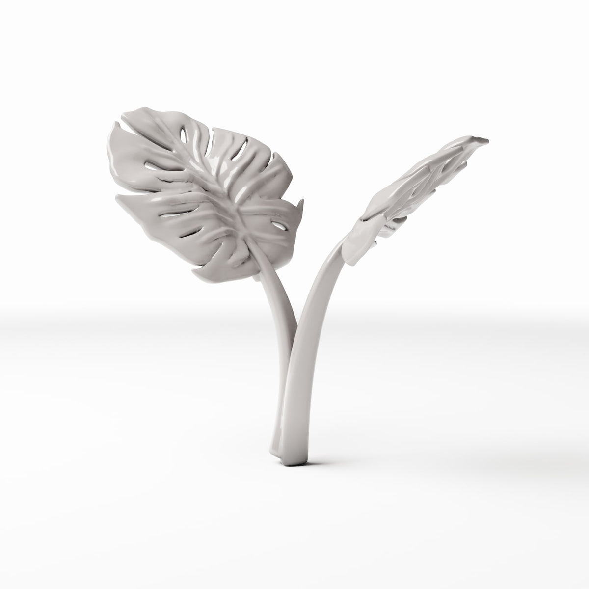 Foto de producto de modelismo de diorama 0: Plantas para diorama: Monstera con dos hojas (Ref. 480D)
