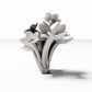 Modelismo de dioramas, foto de producto 2: plantas para diorama: pequeño trébol Oxalis con flores (Ref. 492D)