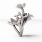 Diorama Modellbau Produktfoto 3: Diorama Pflanzen: Blühender Oxalis-Klee (Ref. 499D)