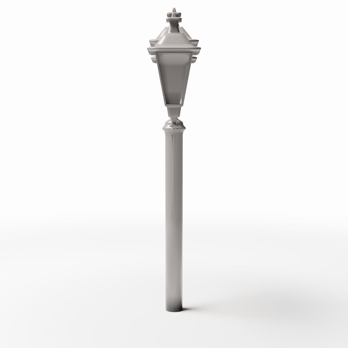 Foto de producto de modelismo de dioramas 2: Infraestructura para diorama: antiguo poste de farola con tres luminarias (Ref. 504D)