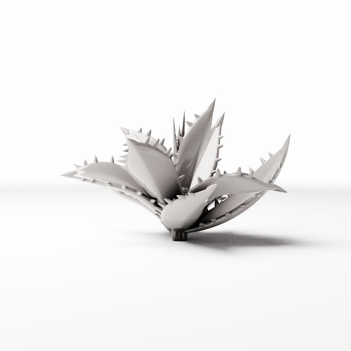 Foto de producto de modelismo de diorama 2: plantas para diorama: planta de agave con hojas dentadas (Ref. 514D)