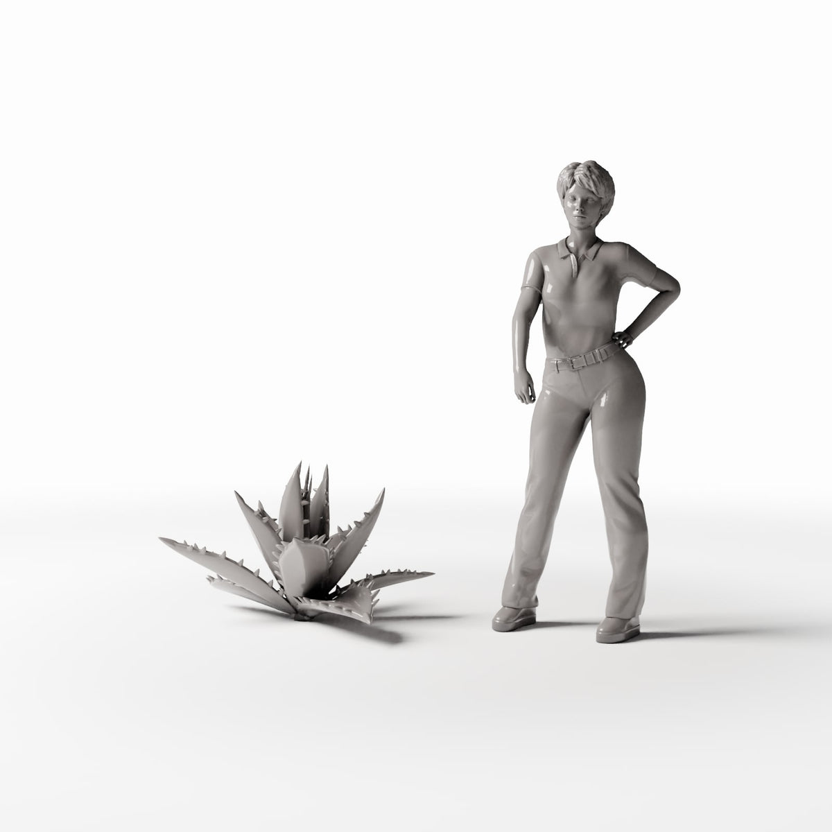 Foto de producto de modelismo de diorama 1: Plantas para diorama: agave con roseta de hojas (Ref. 515D)