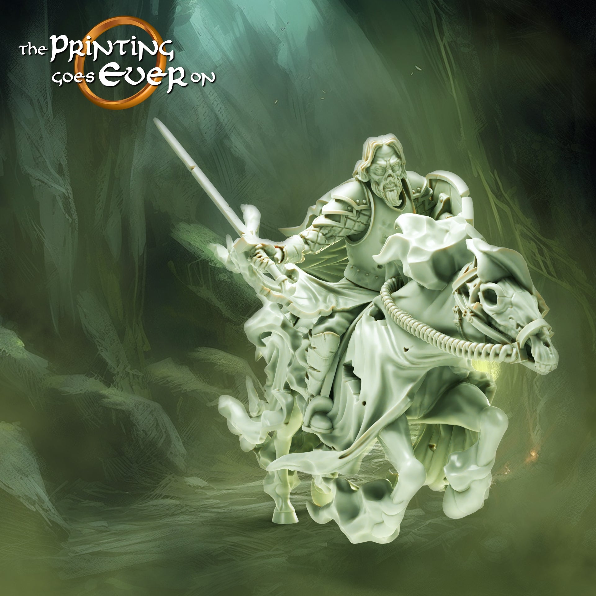 Foto del producto Tabletop 28mm The Printing Goes Ever On (TPGEO) 0: Jinete Fantasma: Guerrero de los Muertos - Ejército de los Condenados y Villanos