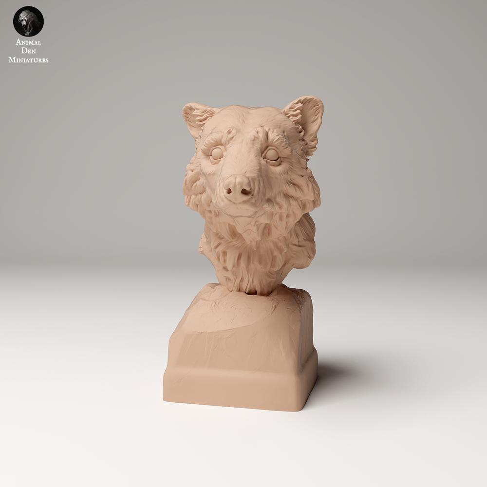 Foto de producto 1: Figura de animal salvaje: mapache - busto (24_09_10)