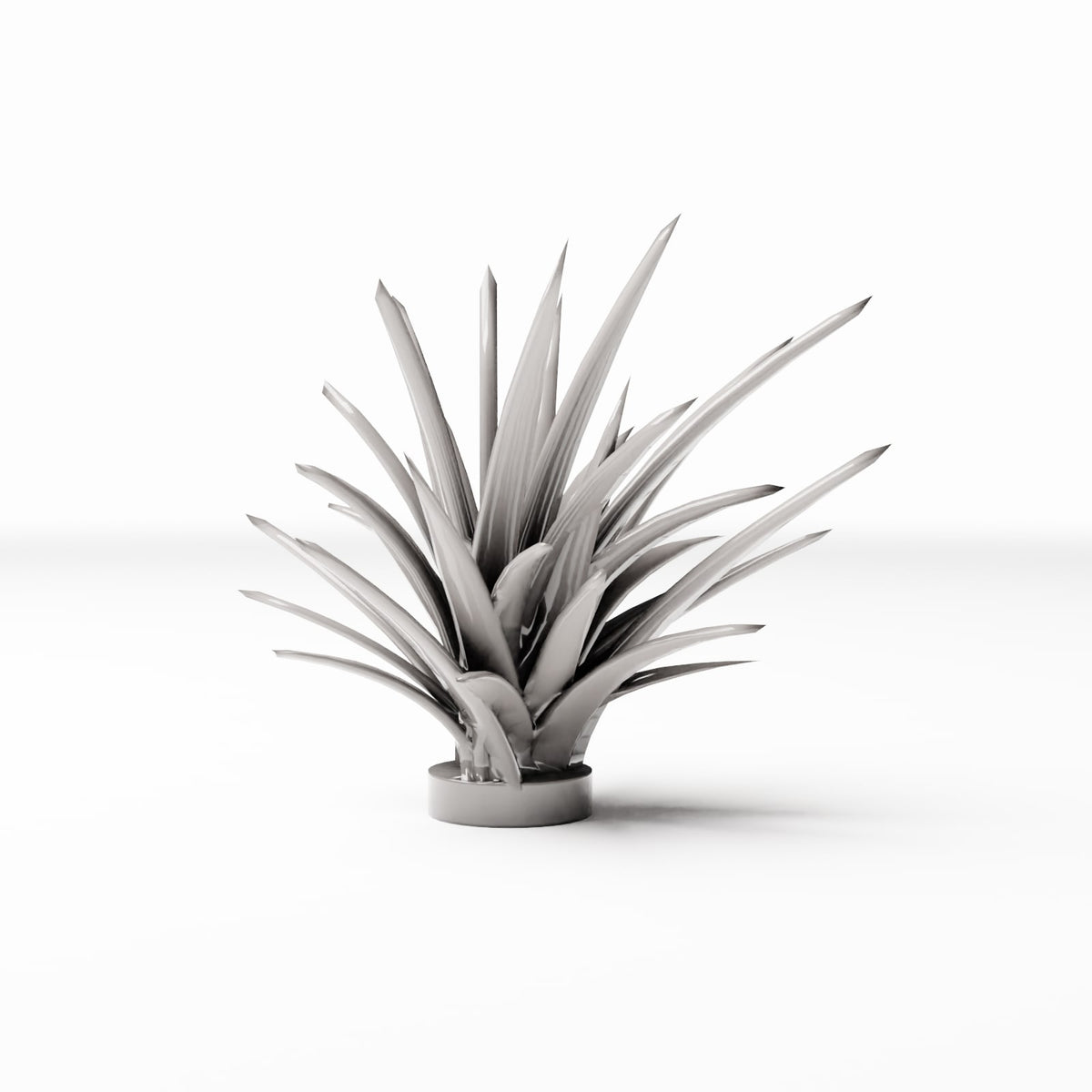 Foto de producto de modelismo de dioramas 2: plantas para diorama: planta de roseta en maceta (Ref. 582D)