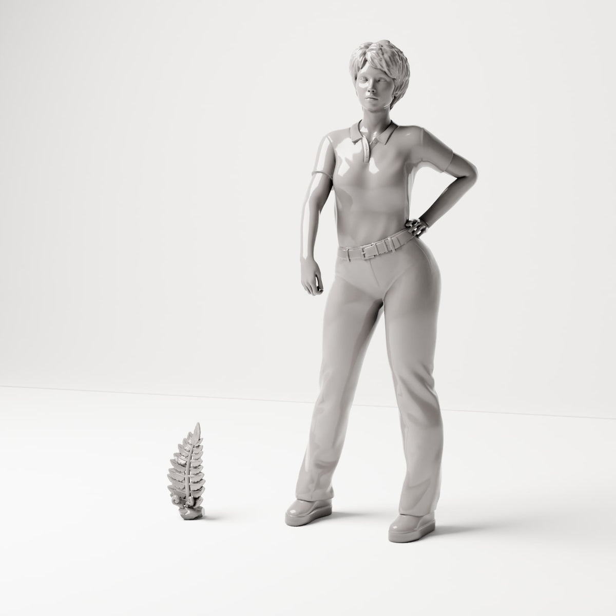 Foto de producto de diorama y modelismo 0: Planta para diorama: helecho - planta miniatura erguida (Ref. 59D)