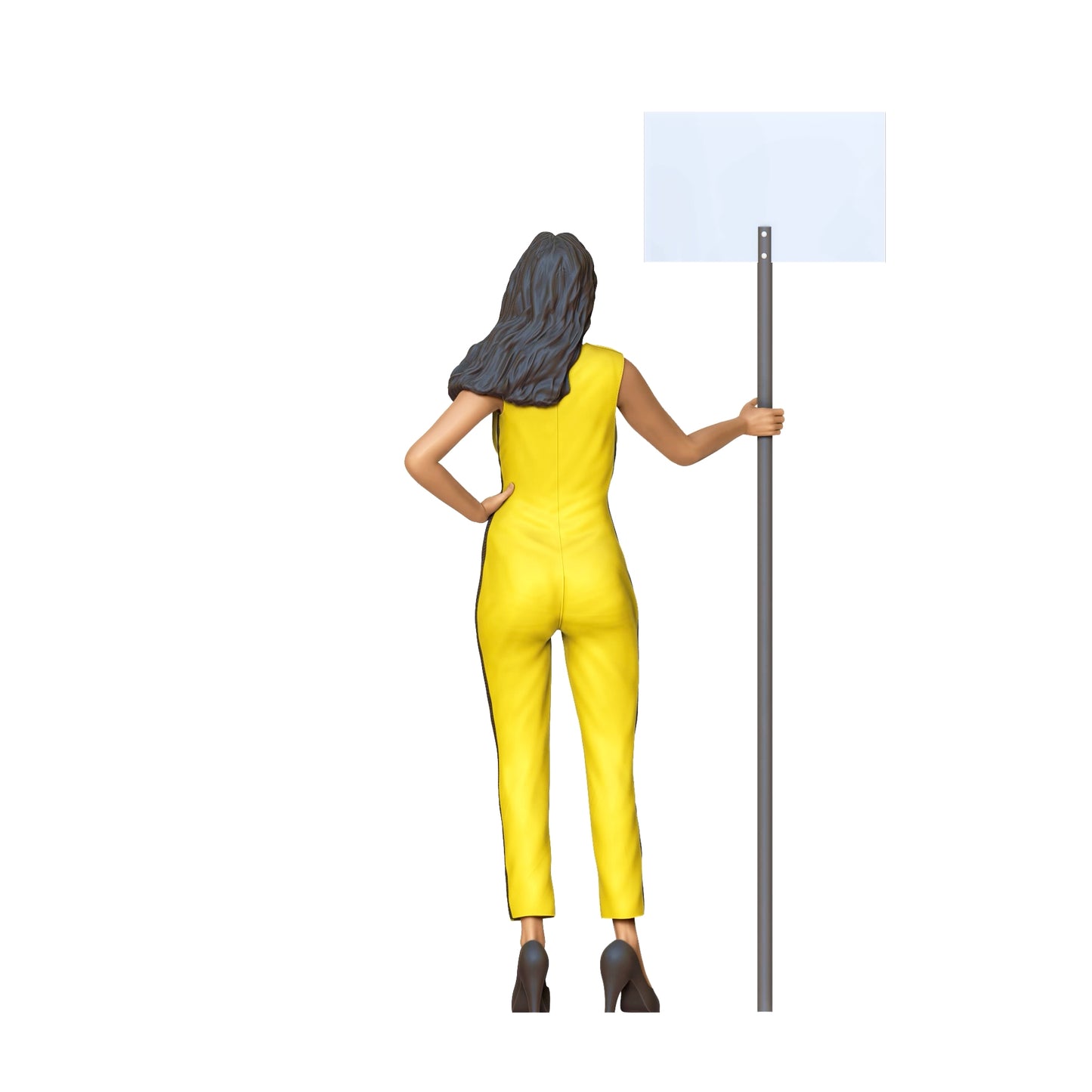 Foto del producto 0: Mujer con escudo en carrera