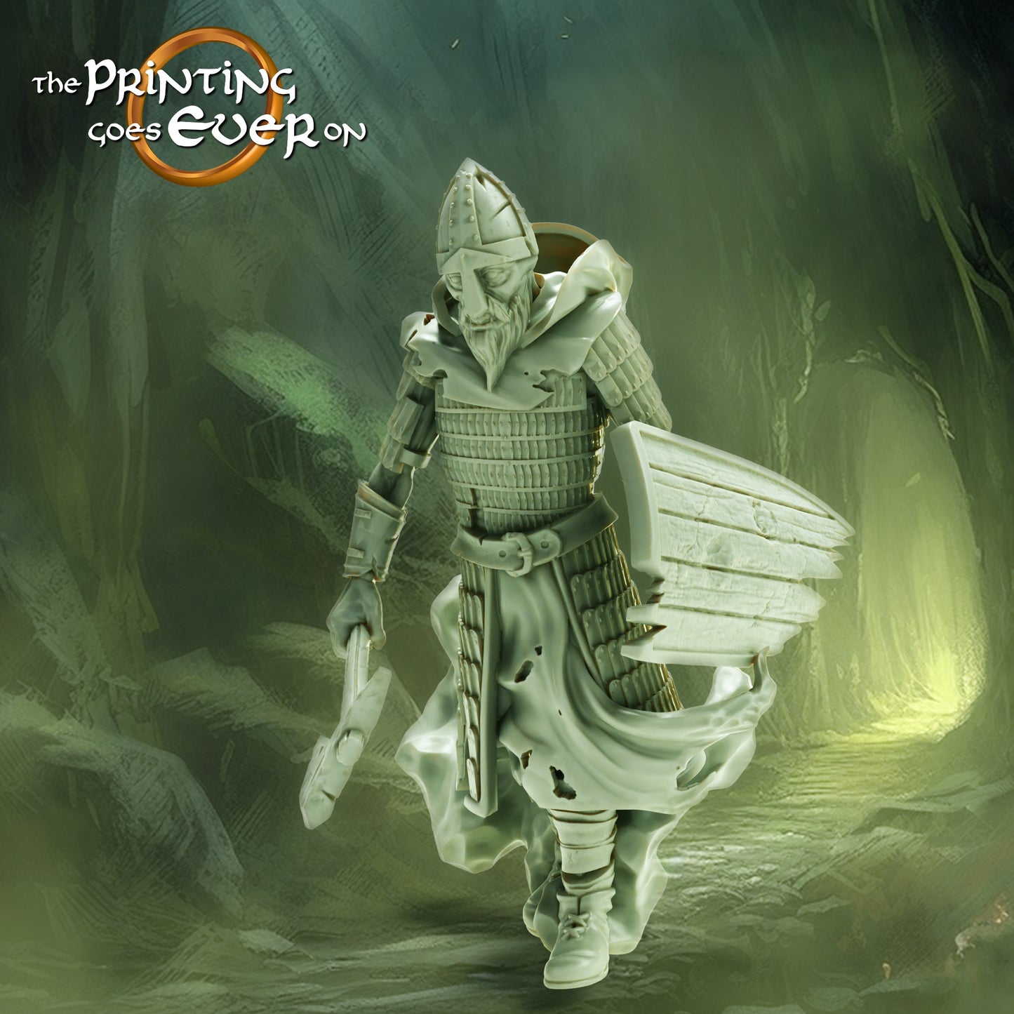 Foto del producto Tabletop 28mm The Printing Goes Ever On (TPGEO) 0: Espíritu Mercenario: Guerrero de los Muertos - Ejército de los Condenados y Villanos