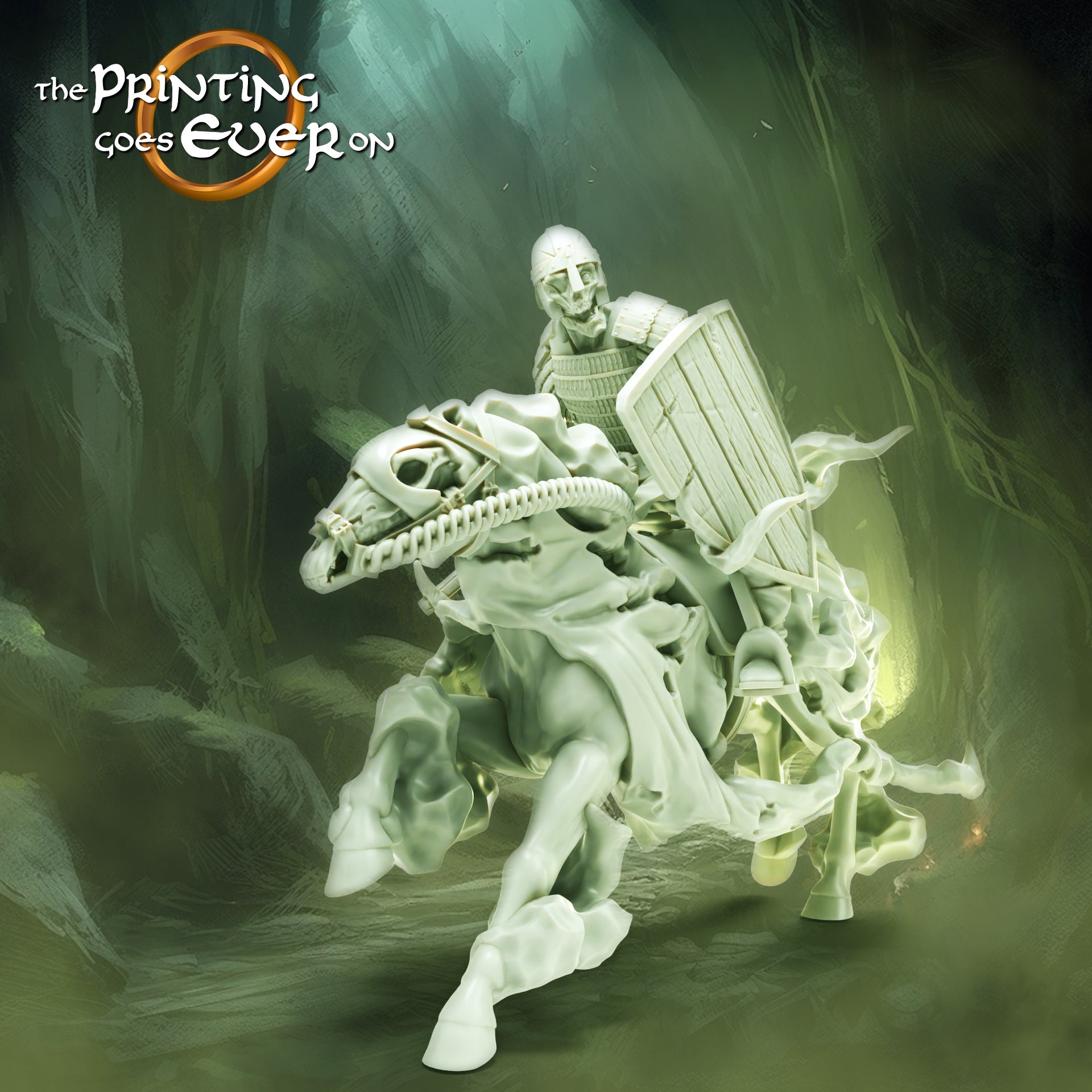 Foto del producto Tabletop 28mm The Printing Goes Ever On (TPGEO) 0: Jinete Fantasma: Guerrero de los Muertos - Ejército de los Condenados y Villanos