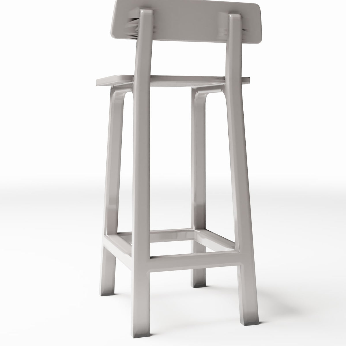 Foto de producto de diorama y modelismo 3: Mobiliario para dioramas: taburete de bar con asiento cuadrado (Ref. 656D)