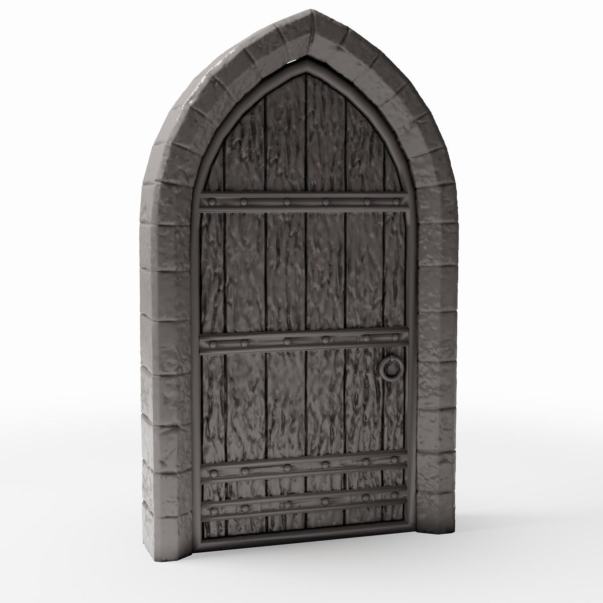 Foto de producto de diorama y modelismo 3: Arquitectura para dioramas: puerta de iglesia detallada con arco de medio punto (Ref. 661D)