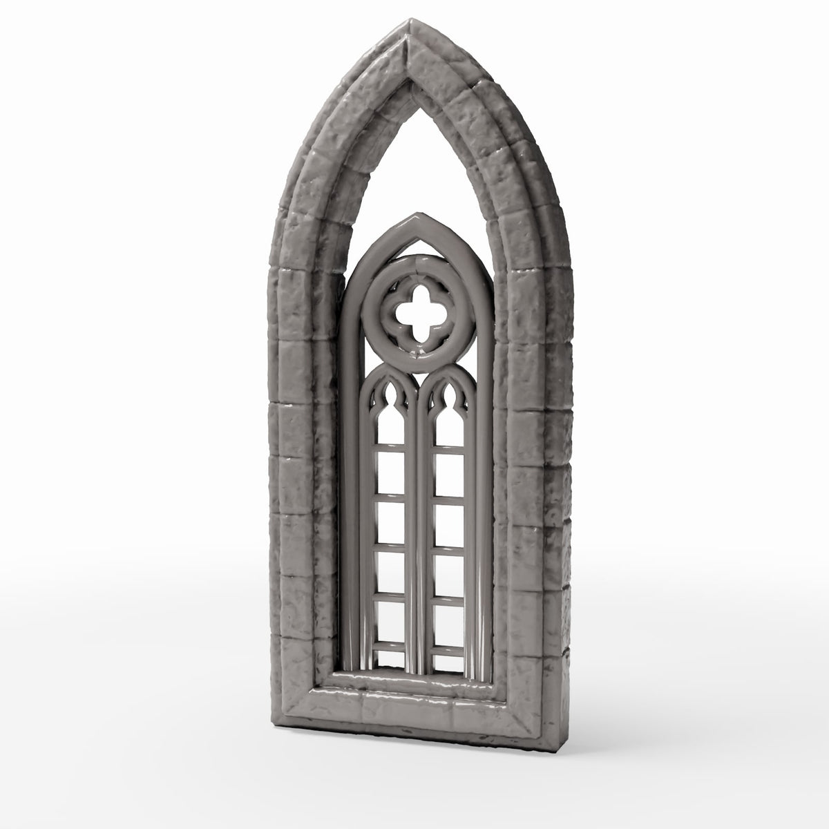 Foto de producto de diorama y modelismo 0: Edificio para diorama: ventana gótica de iglesia, estrecha (Ref. 666D)