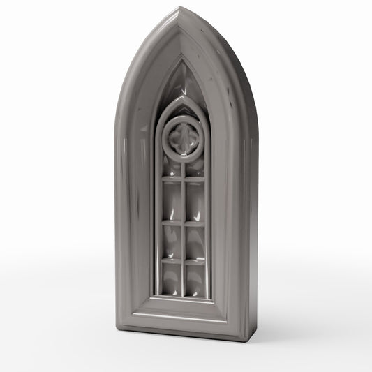 Foto de producto de diorama y modelismo 0: Edificios para diorama: ventana gótica estrecha de iglesia (Ref. 667D)