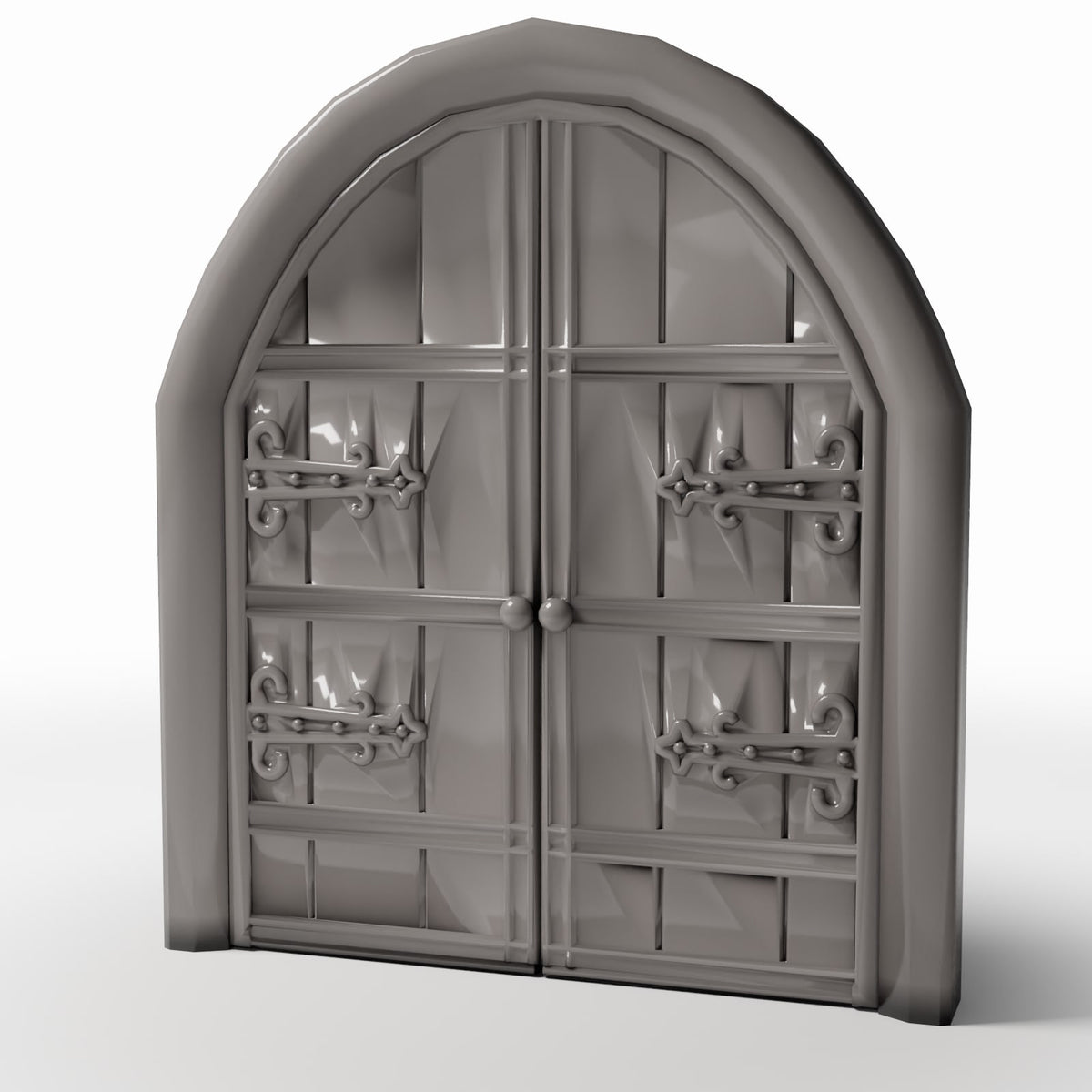 Foto de producto de diorama y modelismo 0: Edificio para diorama: amplio portal de iglesia con puerta de dos hojas (Ref. 669D)