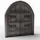 Foto de producto de diorama y modelismo 3: Edificio para diorama: amplio portal de iglesia con puerta de dos hojas (Ref. 669D)
