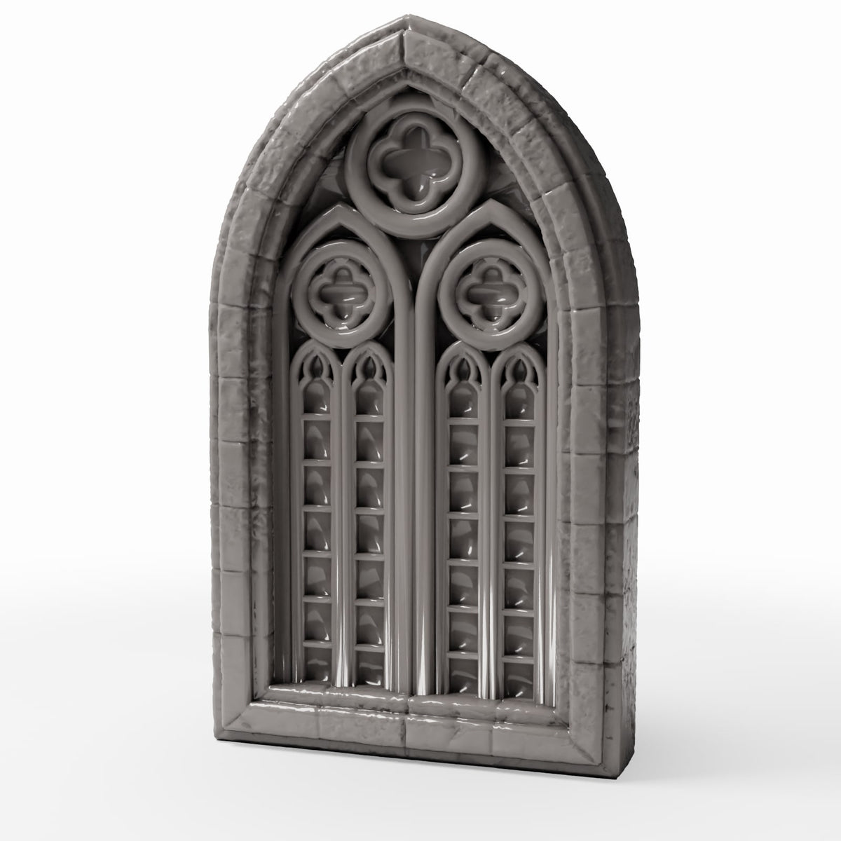 Foto de producto de diorama y modelismo 0: Edificio para diorama: ventana gótica de iglesia ancha (Ref. 678D)