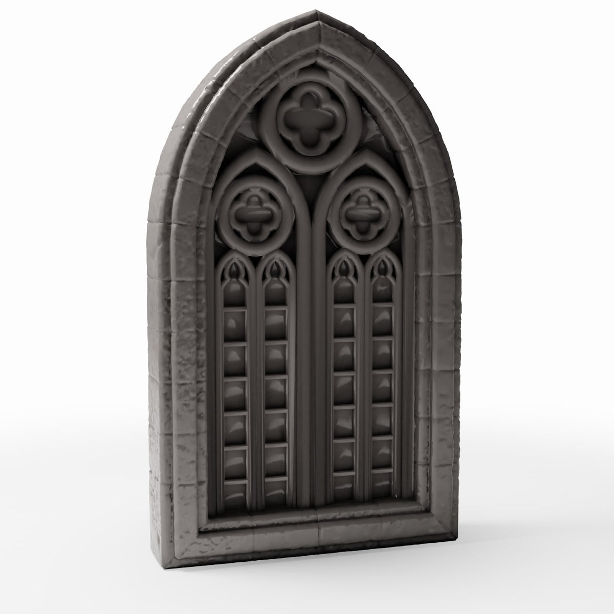 Foto de producto de diorama y modelismo 3: Edificio para diorama: ventana gótica de iglesia ancha (Ref. 678D)
