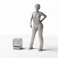 Diorama Modellbau Produktfoto 1: Diorama Einrichtung: 90er-Jahre-Computer (Ref. 689D)