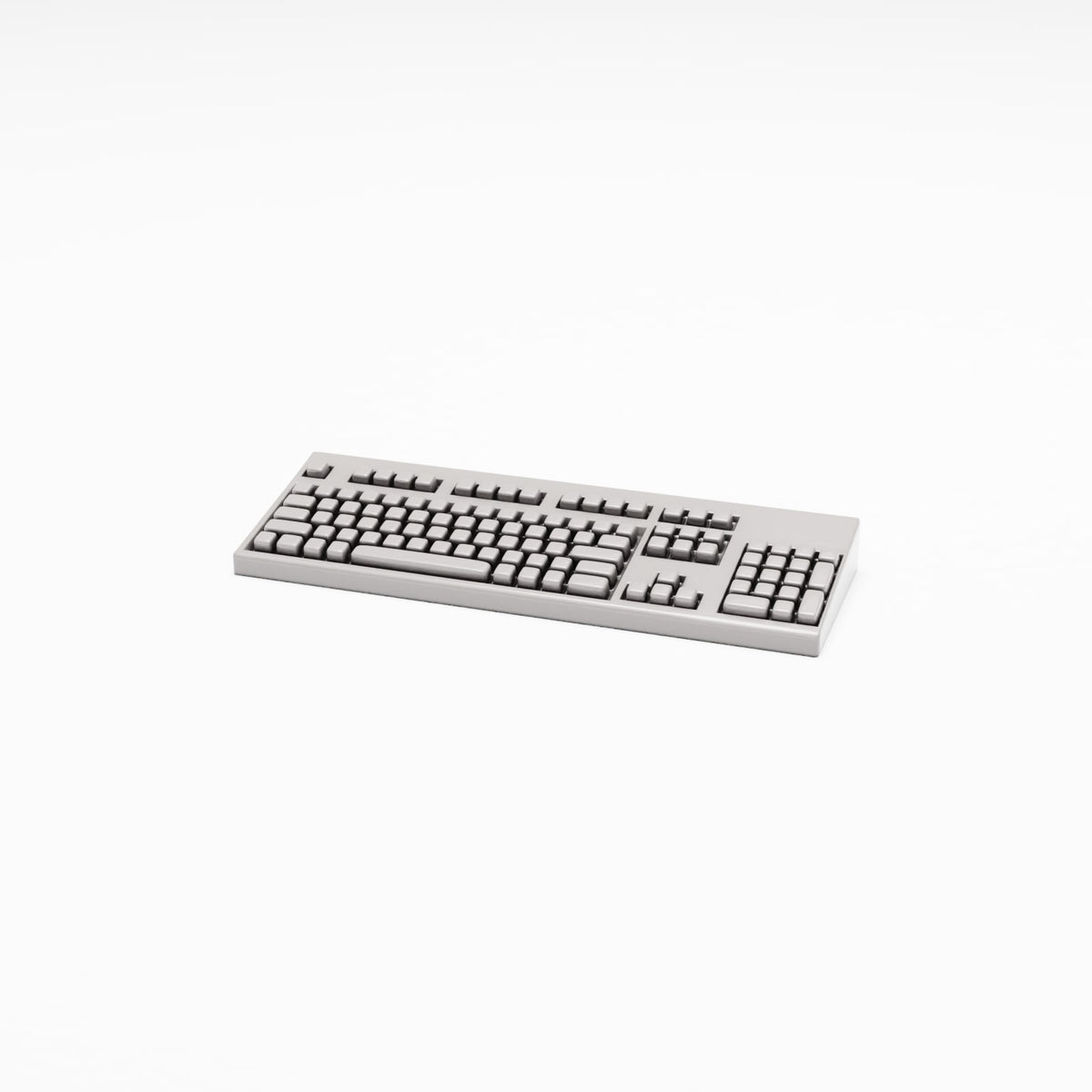 Foto de producto de diorama y modelismo 0: Mobiliario para dioramas: teclado de ordenador de los años 90 (Ref. 690D)