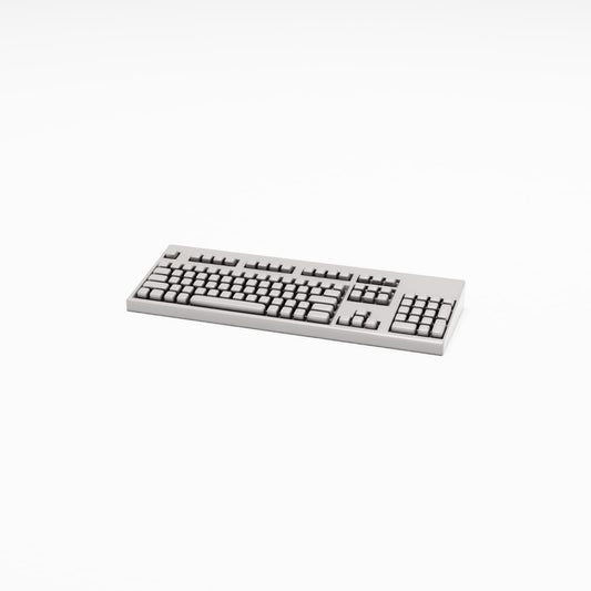 Foto de producto de diorama y modelismo 0: Mobiliario para dioramas: teclado de ordenador de los años 90 (Ref. 690D)
