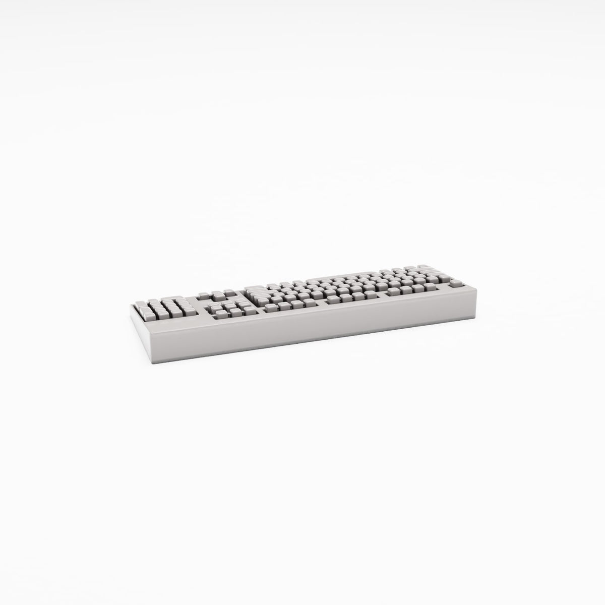 Foto de producto de diorama y modelismo 3: Mobiliario para dioramas: teclado de ordenador de los años 90 (Ref. 690D)