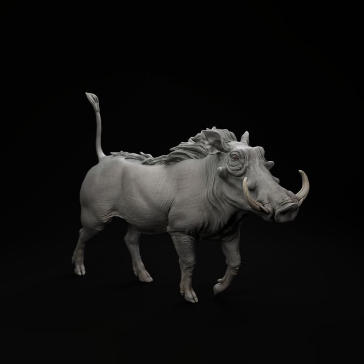 Foto de producto de figura animal Animal Den Miniatures 0: figura de animal salvaje: facóquero africano (25_08_13)