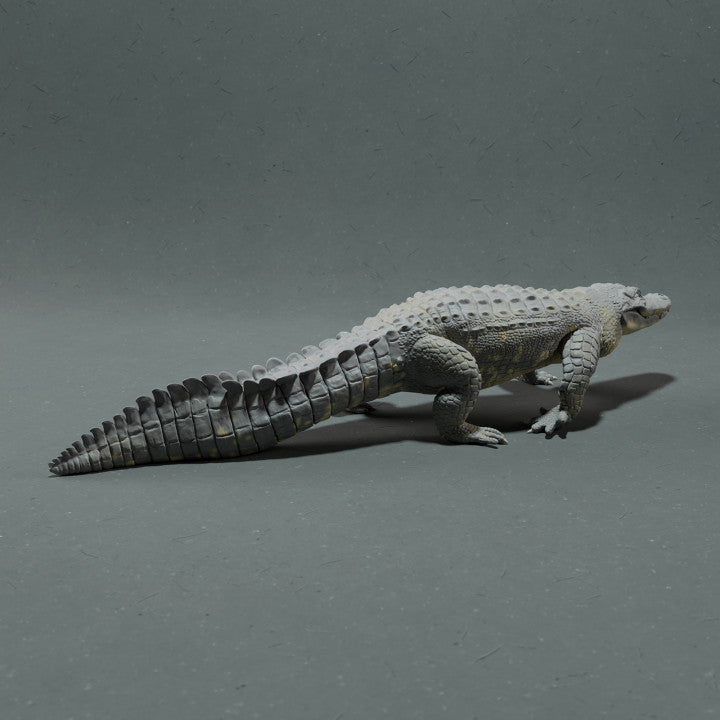 Foto de producto de figura animal Animal Den Miniatures 2: figura animal de pantano: aligátor del Misisipi (22_10_12)