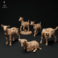 Foto del producto figura de animal diorama, modelismo: 0: cabras de los Alpes crías/ cabras corderos (5 piezas)