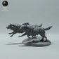 Foto de producto de figura animal Animal Den Miniatures 3: figura animal ártica: lobos polares - caminando (23_01_12)