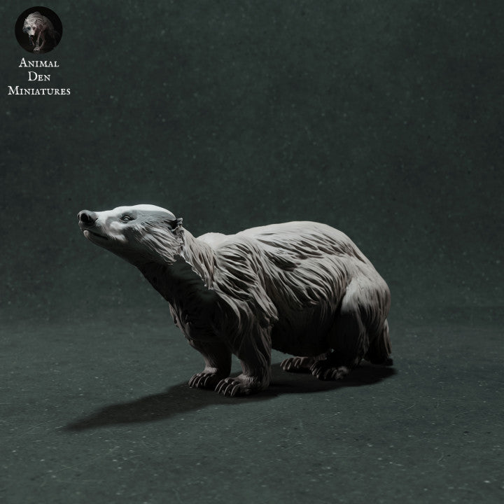 Foto de producto de figura animal Animal Den Miniatures 0: Figura de animal salvaje: tejón europeo (22_11_08)