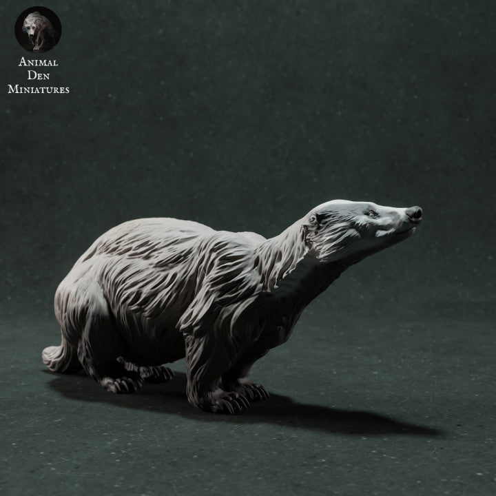 Foto del producto, figura de animal Animal Den Miniatures 1: figura de animal salvaje: tejón europeo (22_11_08)