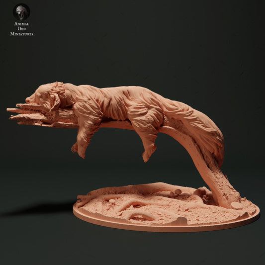 Foto de producto, figura de animal Animal Den Miniatures 0: figura de animal salvaje: binturong durmiendo (23_05_06)