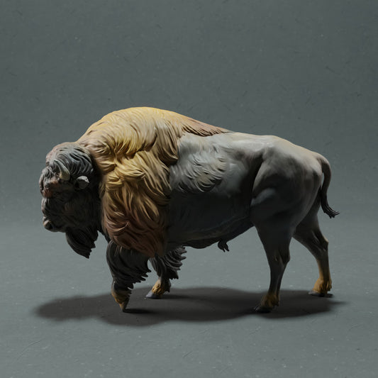 Foto de producto de figura animal Animal Den Miniatures 0: Figura de animal salvaje: bisonte americano (22_10_15)