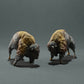 Foto del producto de figura animal Animal Den Miniatures 0: Figura de animal salvaje: bisonte americano - luchando (22_10_13)