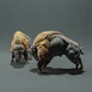 Foto de producto de figura animal Animal Den Miniatures 2: figura de animal salvaje: bisonte americano combatiendo (22_10_13)