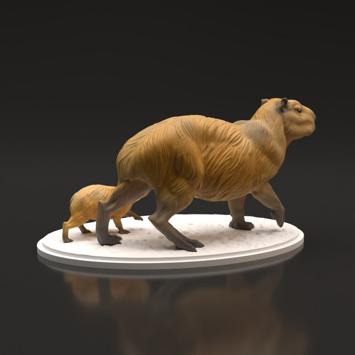 Foto de producto, figura de animal Animal Den Miniatures 3: figura de animal salvaje: carpinchos (22_06_05)