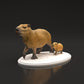Foto de producto de figura animal Animal Den Miniatures 5: Figura de animal salvaje: capibaras (22_06_05)