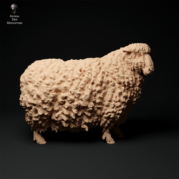 Foto del producto Figura de animal Diorama, Modelismo: 0: Figuras de animales de granja: Oveja - oveja de pie 1