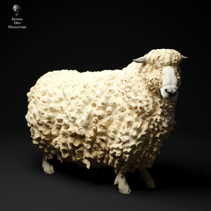 Foto del producto Figura de animal Diorama, Modelismo: 0: Figuras de animales de granja: Oveja - oveja de pie 1