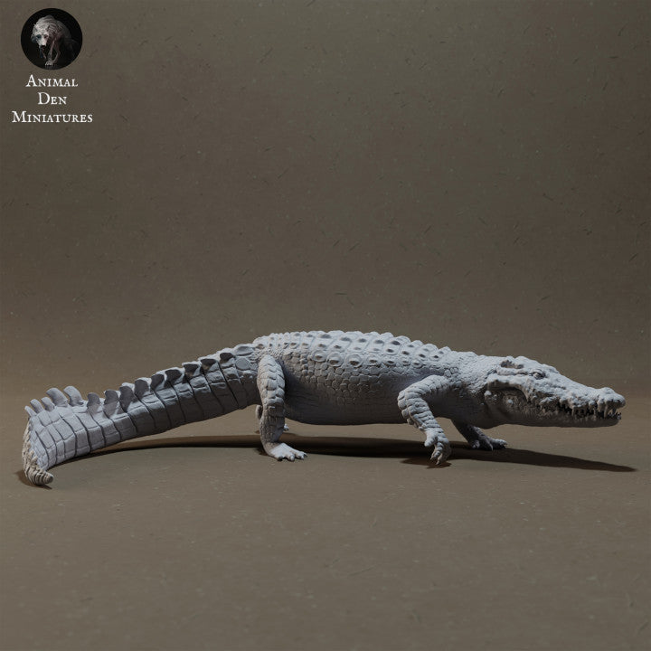 Foto de producto de figura animal Animal Den Miniatures 0: Figura animal de reptil: cocodrilo del Nilo (23_03_07)