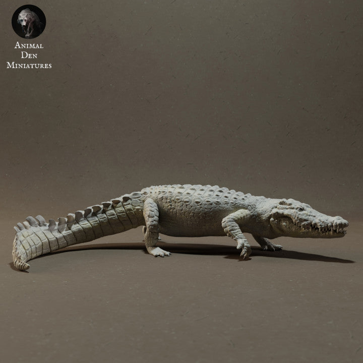 Foto de producto de figura de animal Animal Den Miniatures 1: Figura de animal reptil: cocodrilo del Nilo (23_03_07)