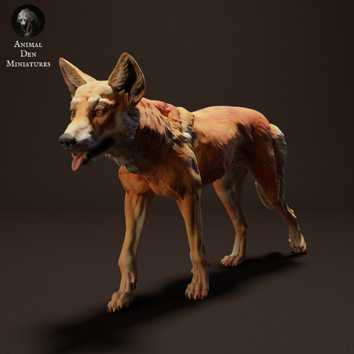 Foto de producto de figura animal Animal Den Miniatures 2: figura de animal salvaje: dingo caminando (23_04_07)