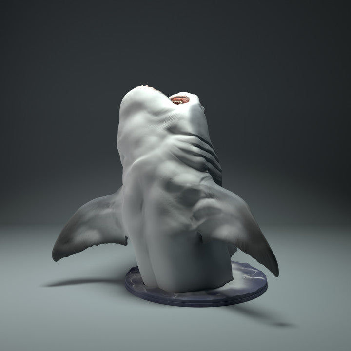 Foto de producto, figura de animal Animal Den Miniatures 3: Animal marino, figura de animal: tiburón blanco saltando fuera del agua (22_09_09)