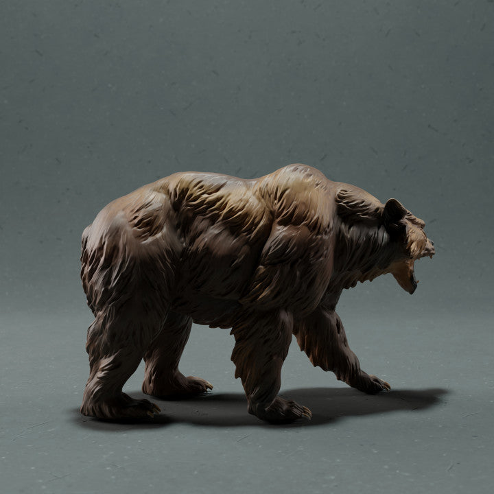 Foto de producto de figura de animal Animal Den Miniatures 3: figura de animal salvaje: oso grizzly (22_10_17)