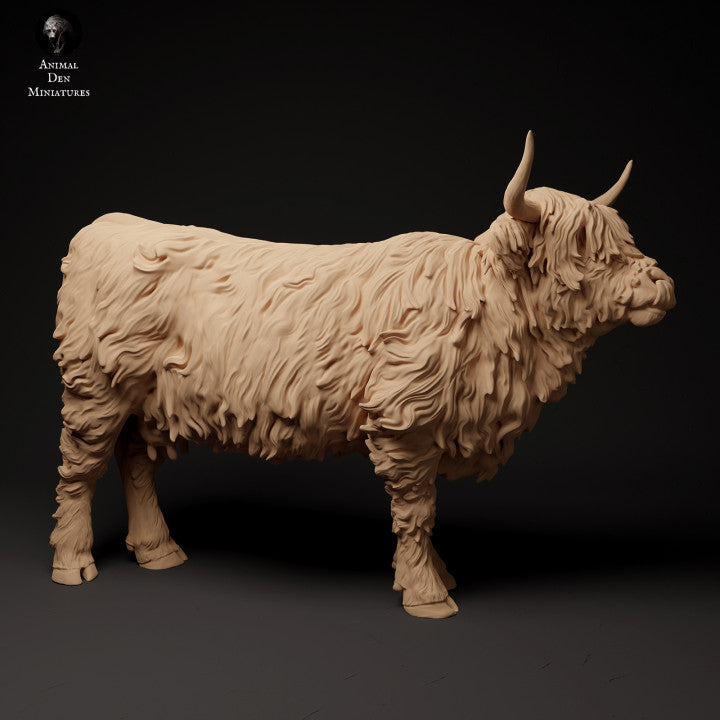 Produktfoto Tier Figur Diorama, Modellbau: 0: Schottisches Hochlandrind 2: Tiere aus Nordeuropa