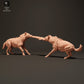 Foto del producto figura de animal diorama, modelismo: 0: Hienas luchando por comida: Animales de África