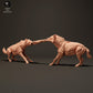 Foto del producto figura de animal diorama, modelismo: 0: Hienas luchando por comida: Animales de África