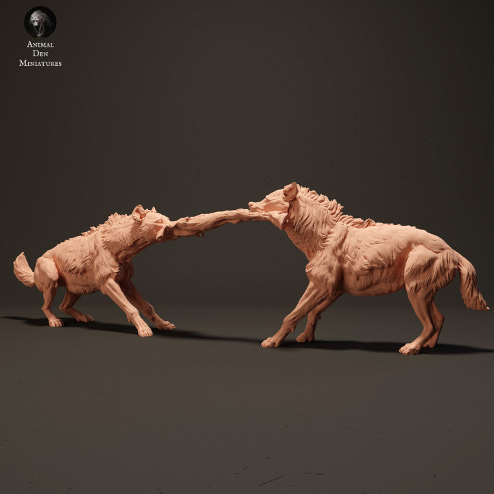 Foto del producto figura de animal diorama, modelismo: 0: Hienas luchando por comida: Animales de África