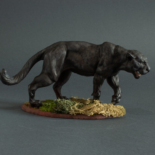 Foto de producto, figura de animal Animal Den Miniatures 0: animal salvaje: pantera negra - jaguar (22_06_04)